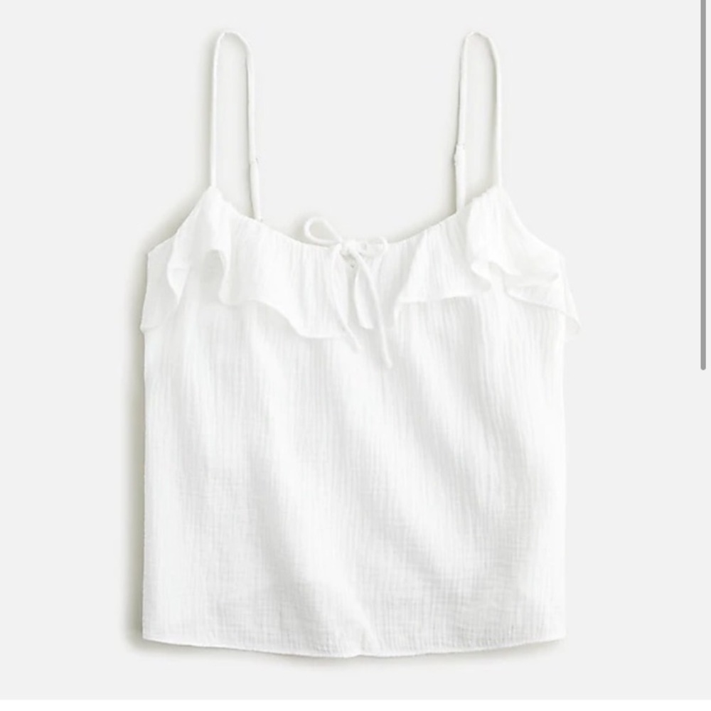 Jcrew ruffle cami - Picture 1 of 3